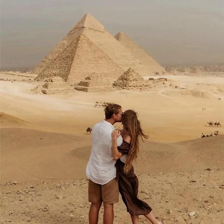 Pyramids Plateau View Bed and Breakfast El El Cairo Exterior foto